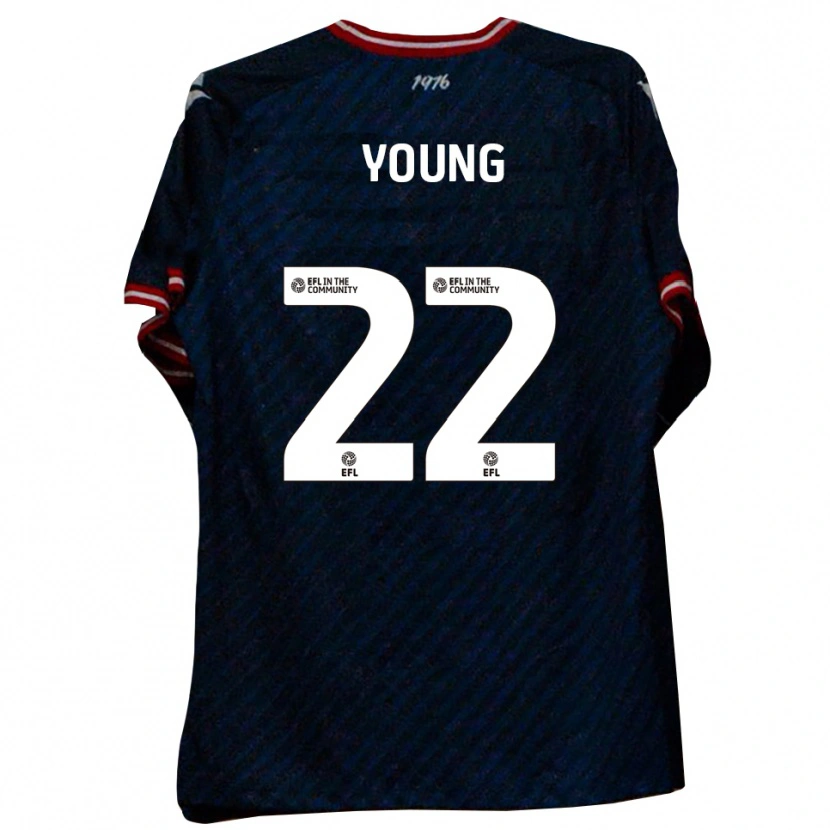 Danxen Women Jake Young #22 Navy Red Away Jersey 2025/26 T-Shirt