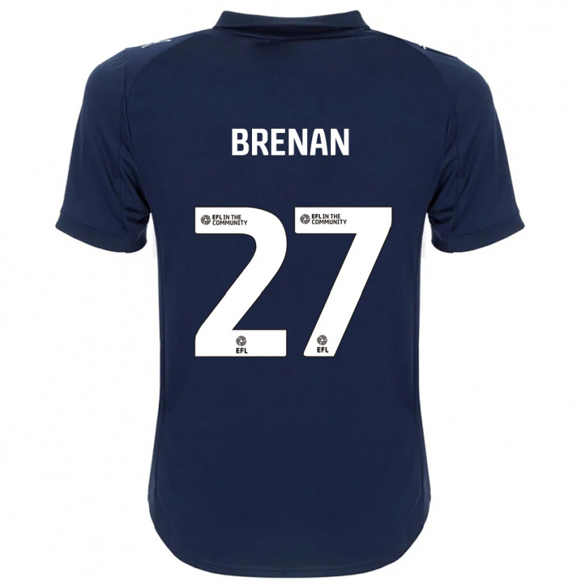Danxen Women Tobias Brenan #27 Navy White Away Jersey 2025/26 T-Shirt