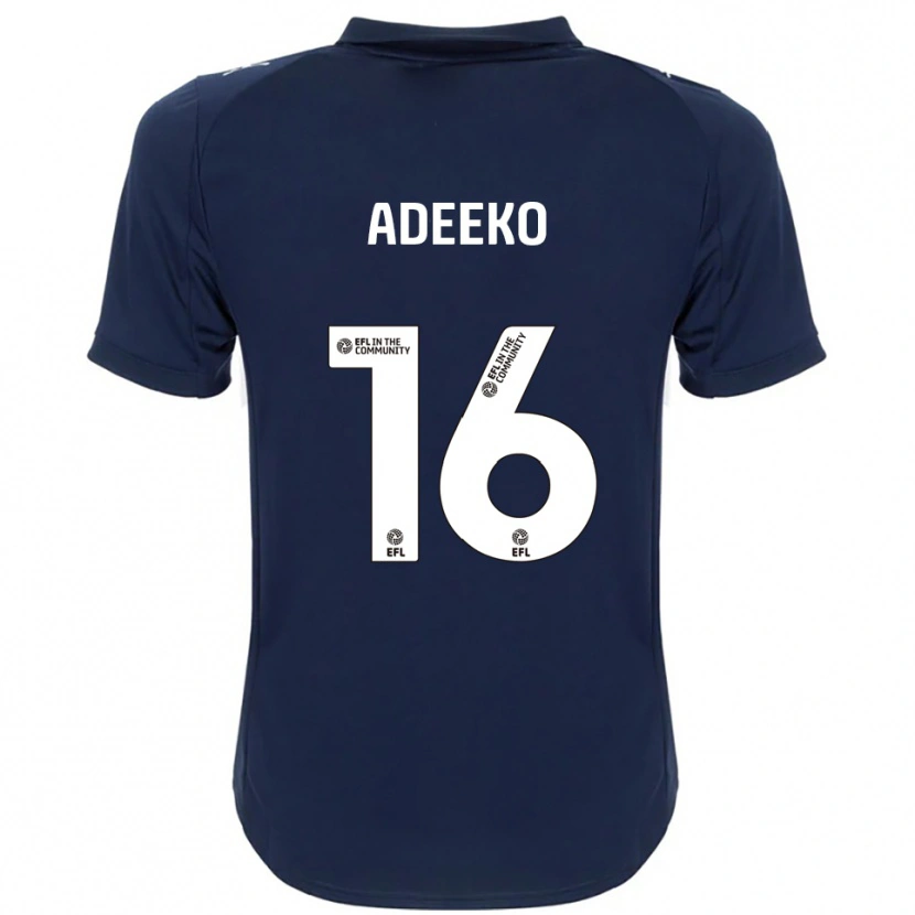 Danxen Women Baba Adeeko #16 Navy White Away Jersey 2025/26 T-Shirt