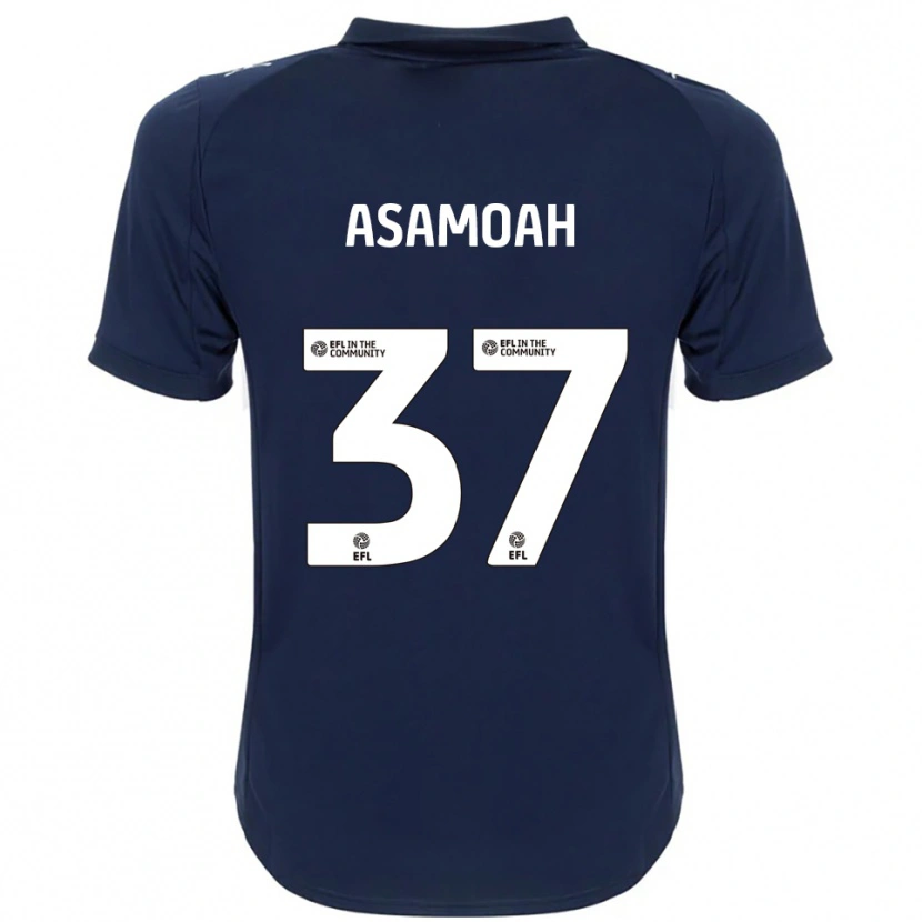Danxen Women Maleace Asamoah #37 Navy White Away Jersey 2025/26 T-Shirt