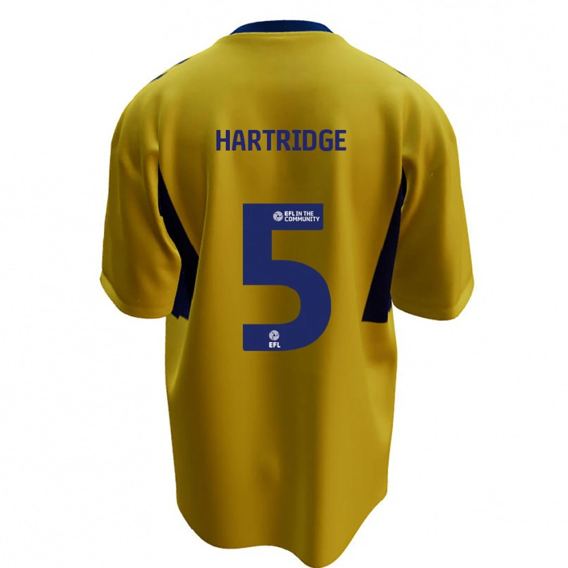 Danxen Women Alex Hartridge #5 Yellow Blue Away Jersey 2025/26 T-Shirt