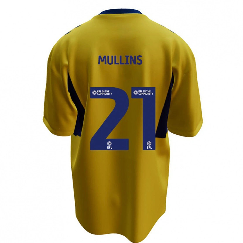 Danxen Women Jamie Mullins #21 Yellow Blue Away Jersey 2025/26 T-Shirt