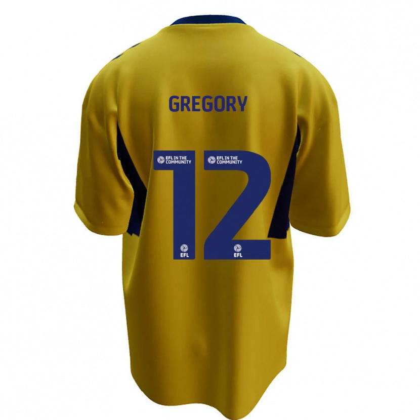 Danxen Women Arthur Gregory #12 Yellow Blue Away Jersey 2025/26 T-Shirt