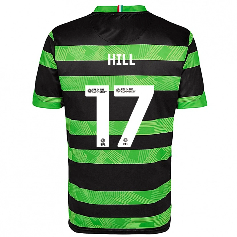 Danxen Women Anisha Hill #17 Black Green Away Jersey 2025/26 T-Shirt