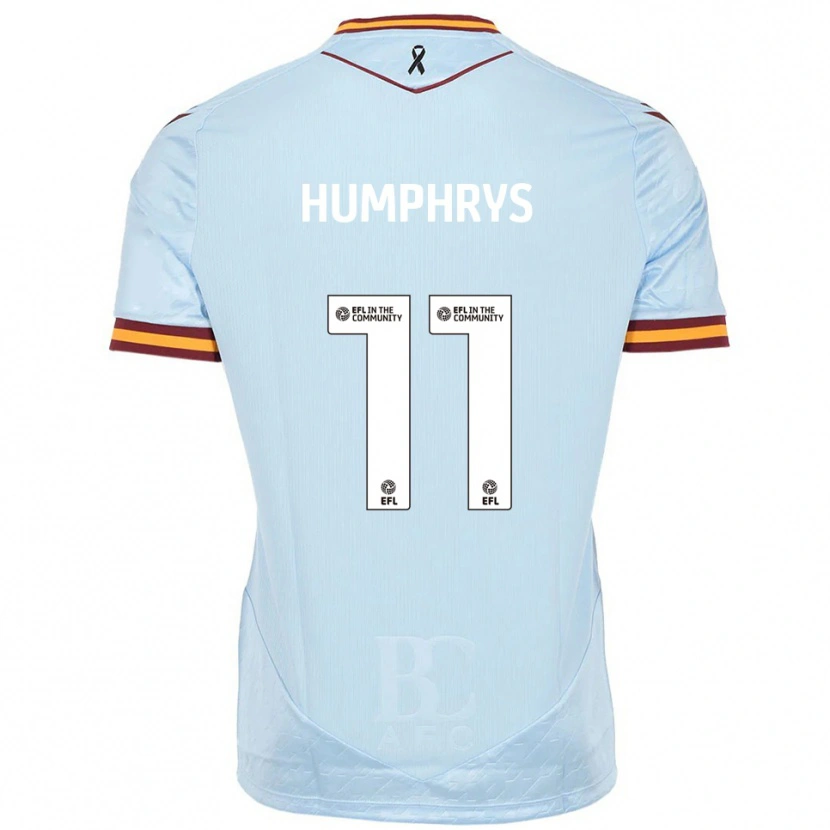 Danxen Women Stephen Humphrys #11 Sky Blue Away Jersey 2025/26 T-Shirt