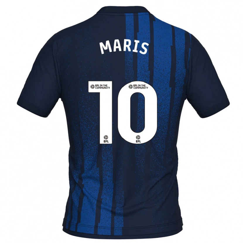 Danxen Women George Maris #10 Navy White Away Jersey 2025/26 T-Shirt