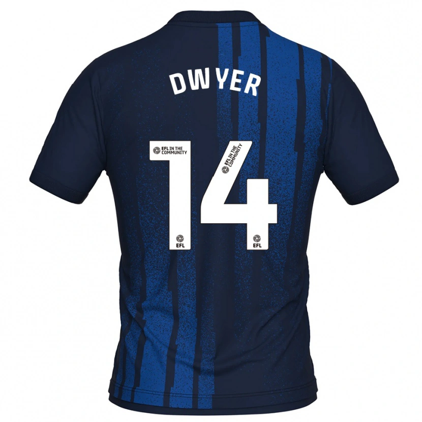 Danxen Women Dom Dwyer #14 Navy White Away Jersey 2025/26 T-Shirt