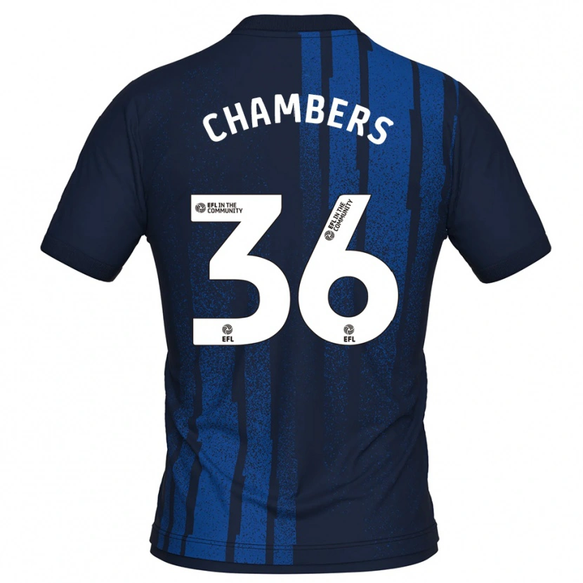 Danxen Women Jayden Chambers #36 Navy White Away Jersey 2025/26 T-Shirt