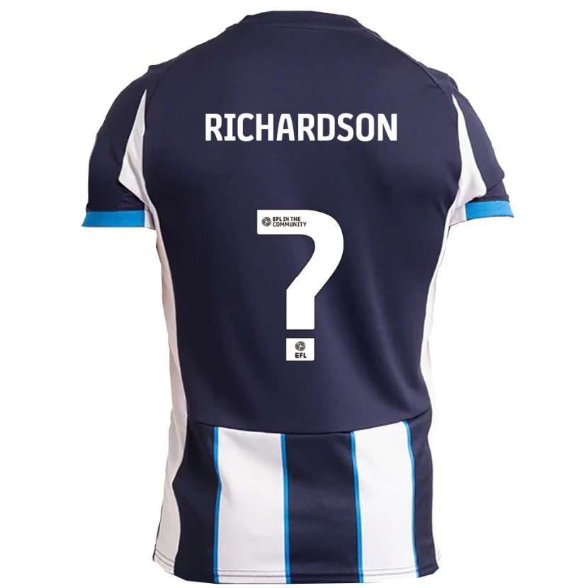 Danxen Women Ellie Richardson #0 White Navy Away Jersey 2025/26 T-Shirt