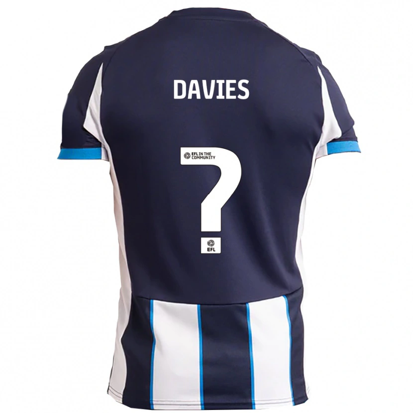 Danxen Women Francesca Davies #0 White Navy Away Jersey 2025/26 T-Shirt