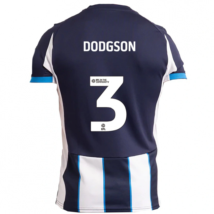 Danxen Women Owen Dodgson #3 White Navy Away Jersey 2025/26 T-Shirt