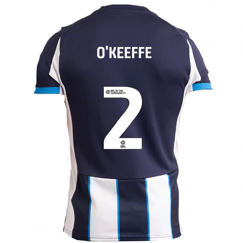 Danxen Women Corey O'keeffe #2 White Navy Away Jersey 2025/26 T-Shirt