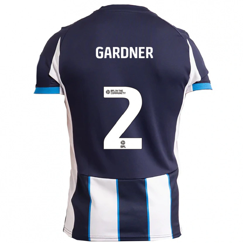 Danxen Women Saul Gardner #2 White Navy Away Jersey 2025/26 T-Shirt