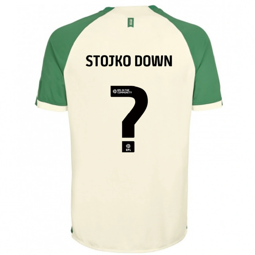 Danxen Women Alysha Stojko-Down #0 Off-White Green Away Jersey 2025/26 T-Shirt