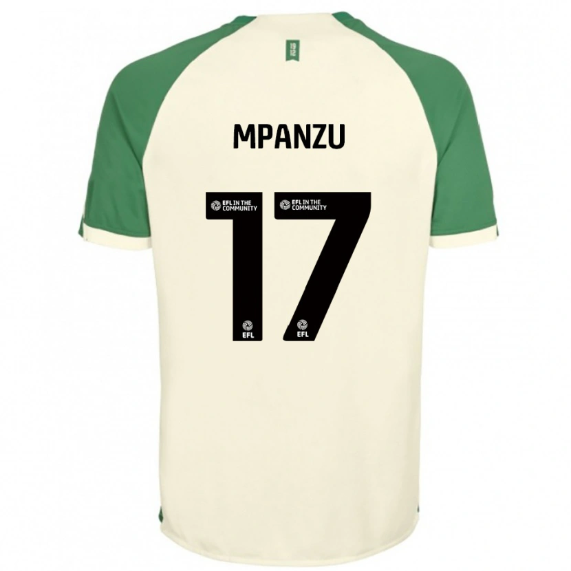 Danxen Women Pelly Ruddock Mpanzu #17 Off-White Green Away Jersey 2025/26 T-Shirt