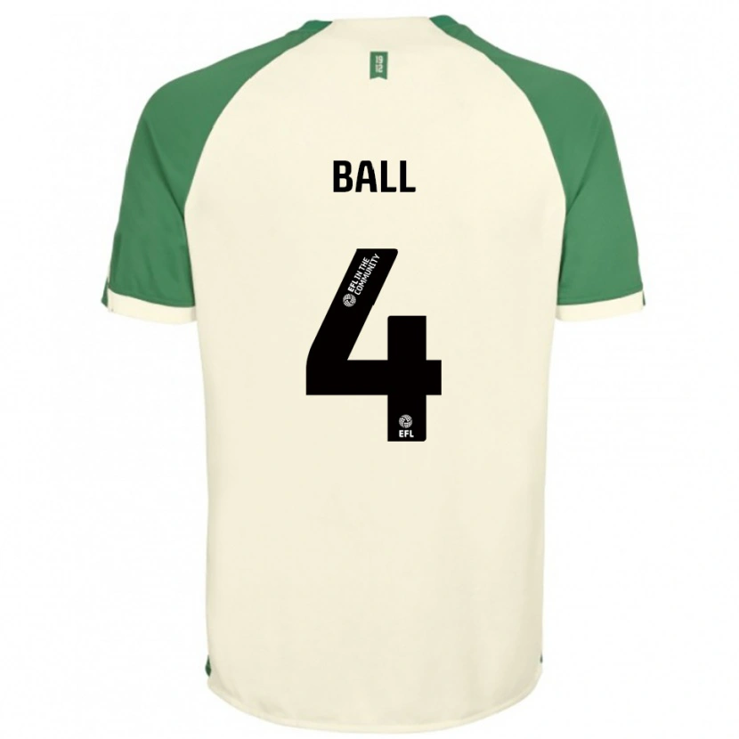 Danxen Women Dominic Ball #4 Off-White Green Away Jersey 2025/26 T-Shirt