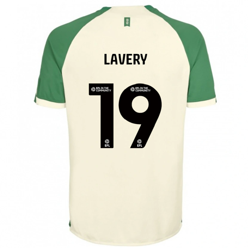 Danxen Women Shayne Lavery #19 Off-White Green Away Jersey 2025/26 T-Shirt