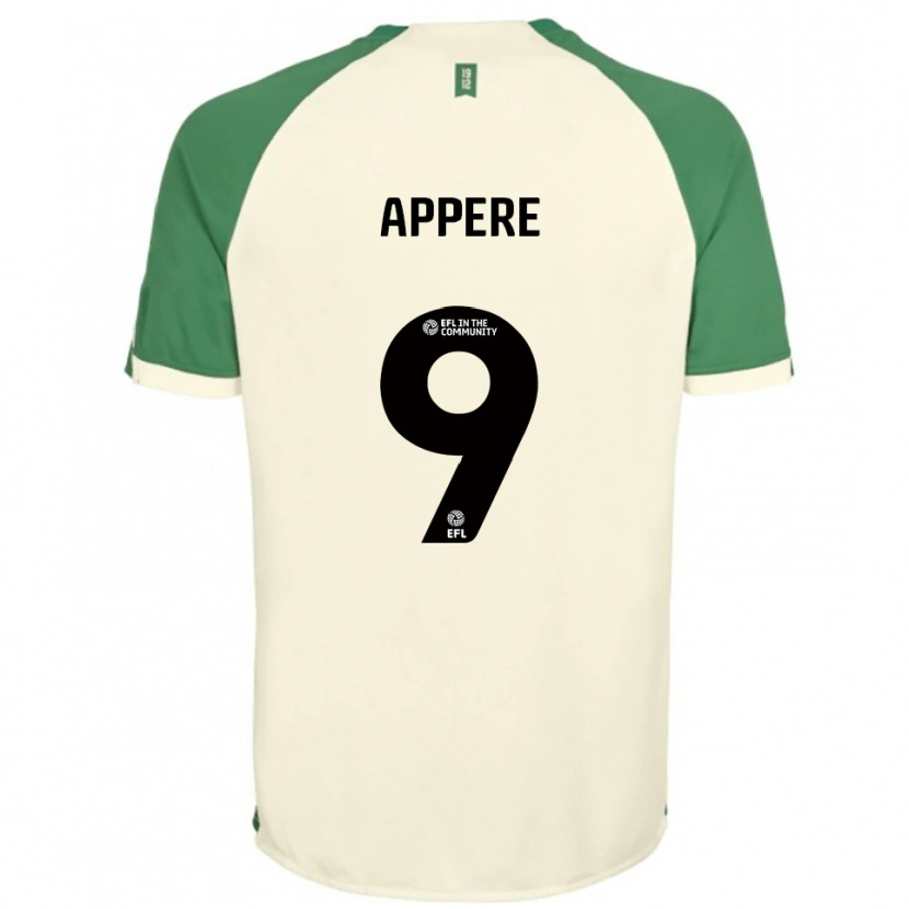 Danxen Women Louis Appéré #9 Off-White Green Away Jersey 2025/26 T-Shirt