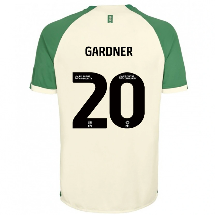 Danxen Women Gary Gardner #20 Off-White Green Away Jersey 2025/26 T-Shirt