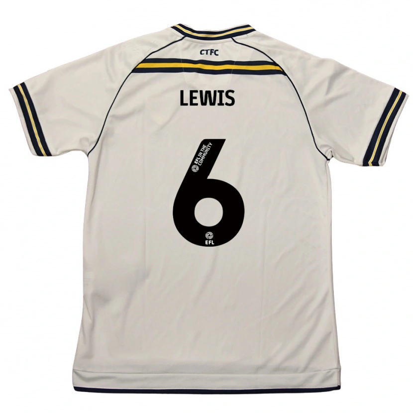 Danxen Women Megan Lewis #6 White Navy Away Jersey 2025/26 T-Shirt