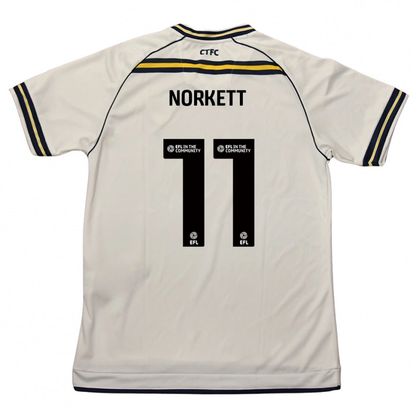 Danxen Women Manni Norkett #11 White Navy Away Jersey 2025/26 T-Shirt