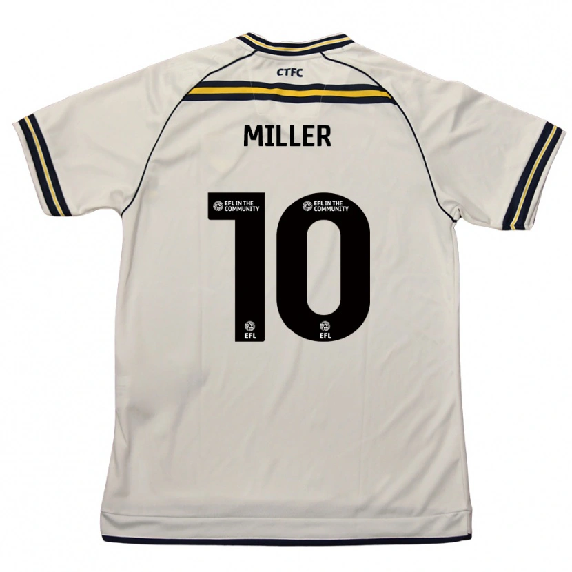Danxen Women George Miller #10 White Navy Away Jersey 2025/26 T-Shirt