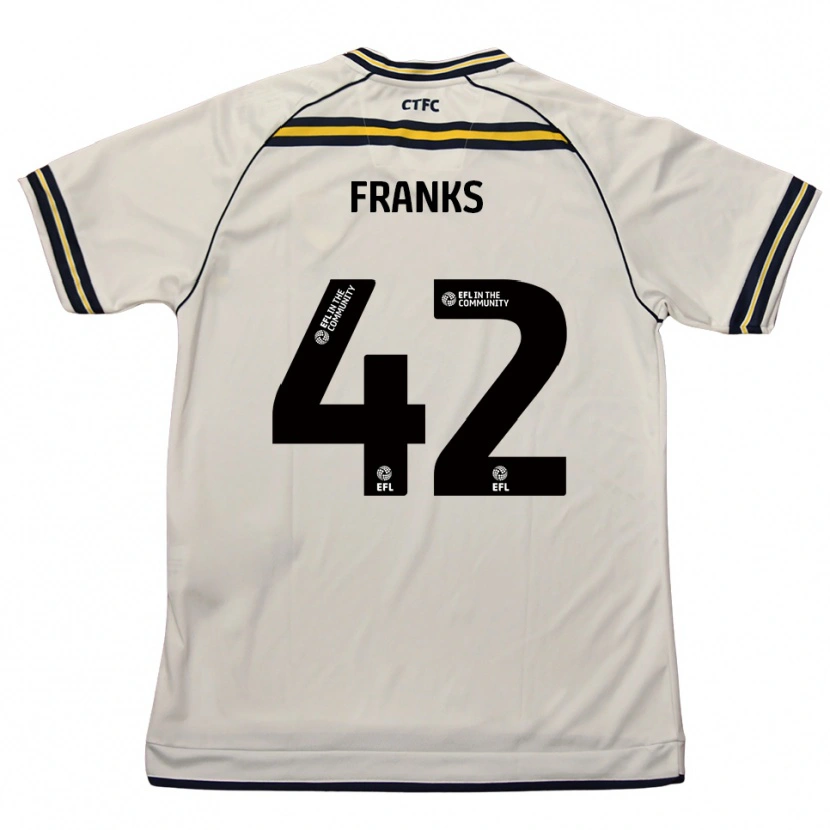Danxen Women Jude Franks #42 White Navy Away Jersey 2025/26 T-Shirt