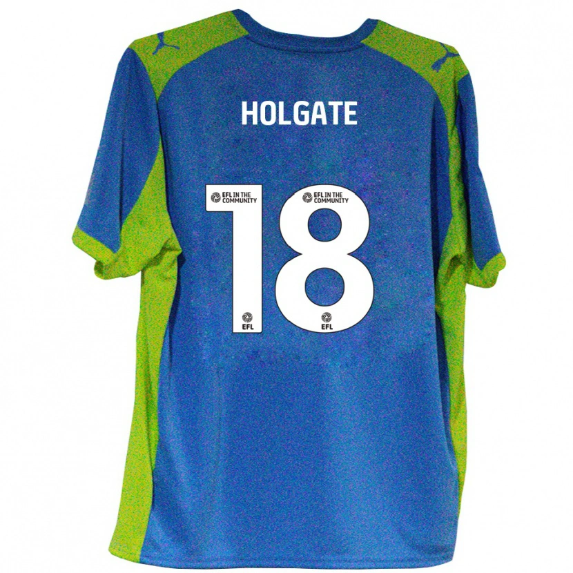 Danxen Women Harrison Holgate #18 Sky Blue Yellow Away Jersey 2025/26 T-Shirt