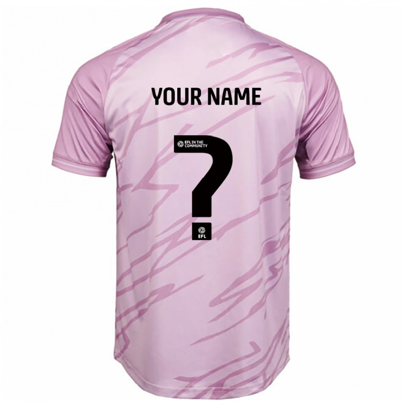 Danxen Women Your Name #0 Pink Black Away Jersey 2025/26 T-Shirt