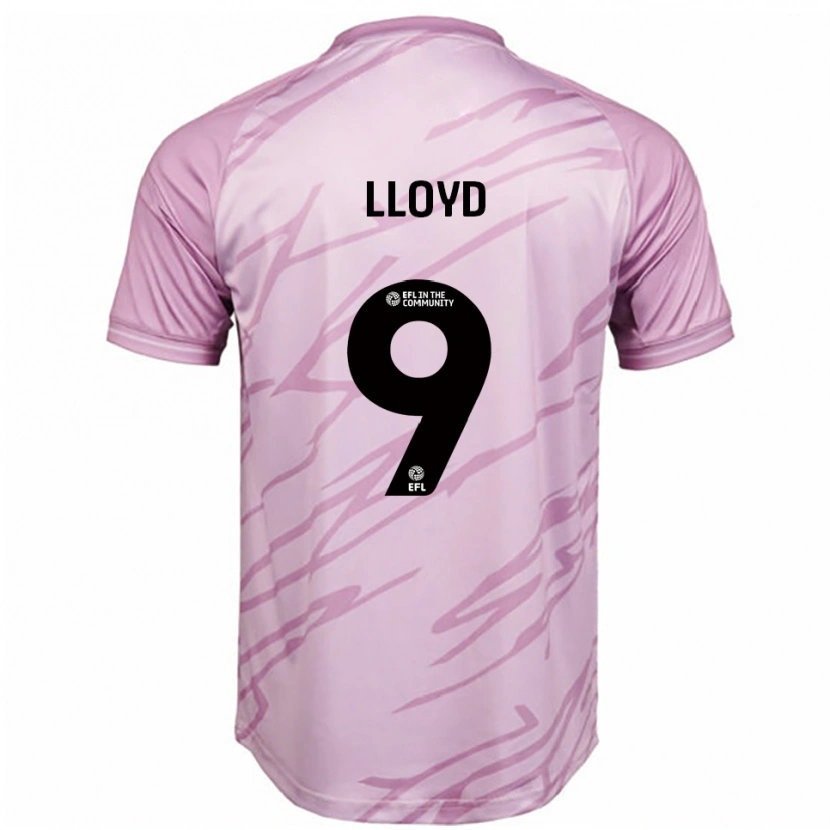 Danxen Women George Lloyd #9 Pink Black Away Jersey 2025/26 T-Shirt