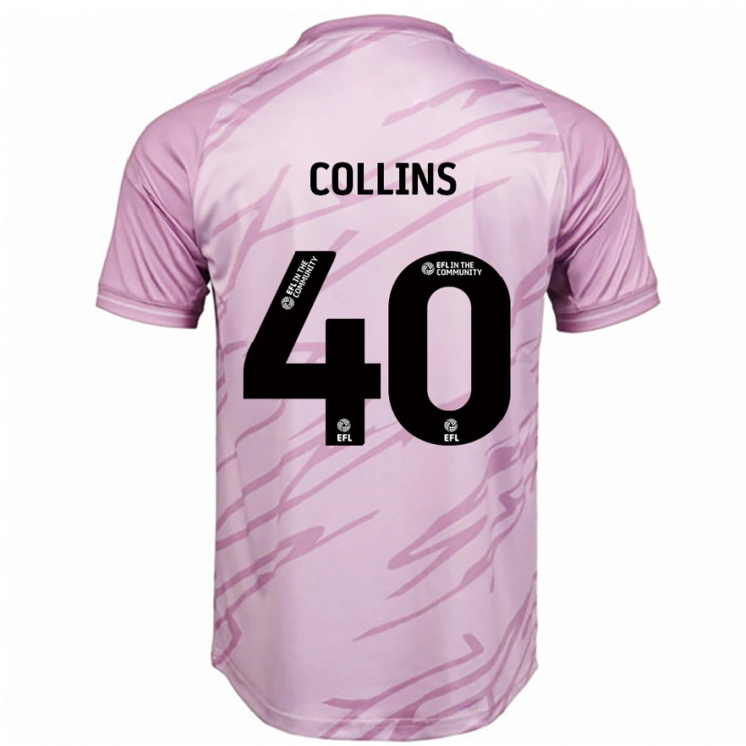 Danxen Women Jude Collins #40 Pink Black Away Jersey 2025/26 T-Shirt