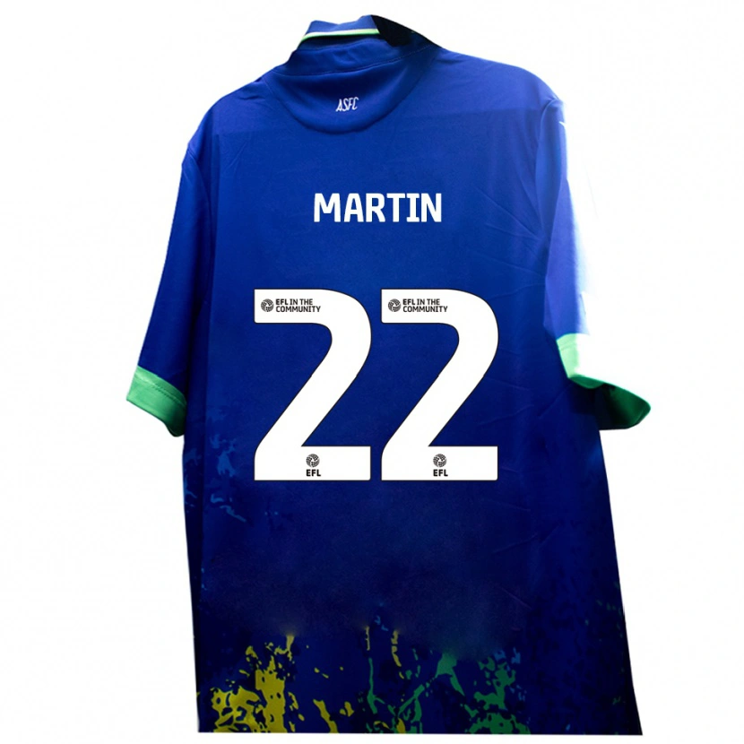 Danxen Women Dan Martin #22 Blue Yellow Away Jersey 2025/26 T-Shirt