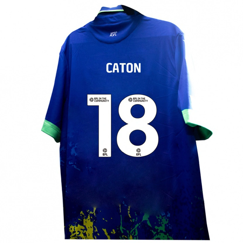 Danxen Women Charlie Caton #18 Blue Yellow Away Jersey 2025/26 T-Shirt