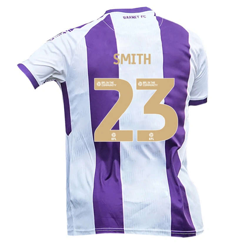 Danxen Women Kane Smith #23 White Purple Away Jersey 2025/26 T-Shirt