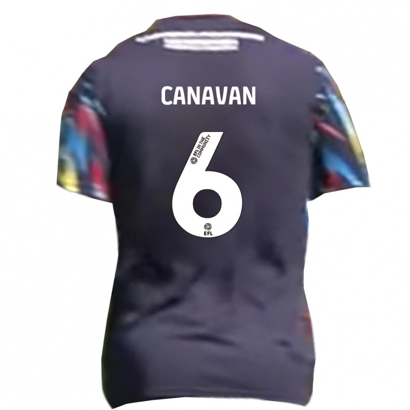 Danxen Women Niall Canavan #6 Navy Yellow Red Away Jersey 2025/26 T-Shirt