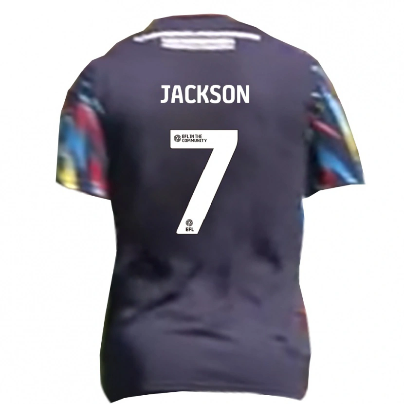 Danxen Women Ben Jackson #7 Navy Yellow Red Away Jersey 2025/26 T-Shirt