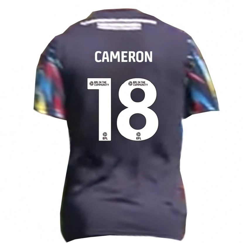 Danxen Women Innes Cameron #18 Navy Yellow Red Away Jersey 2025/26 T-Shirt