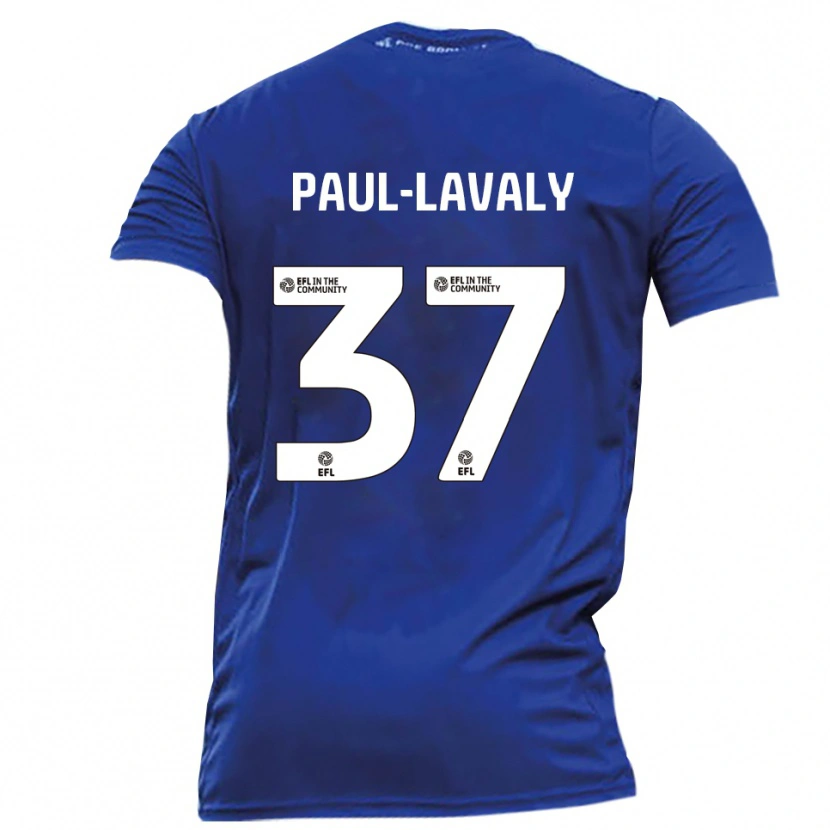 Danxen Women Nathan Paul-Lavaly #37 Blue White Away Jersey 2025/26 T-Shirt