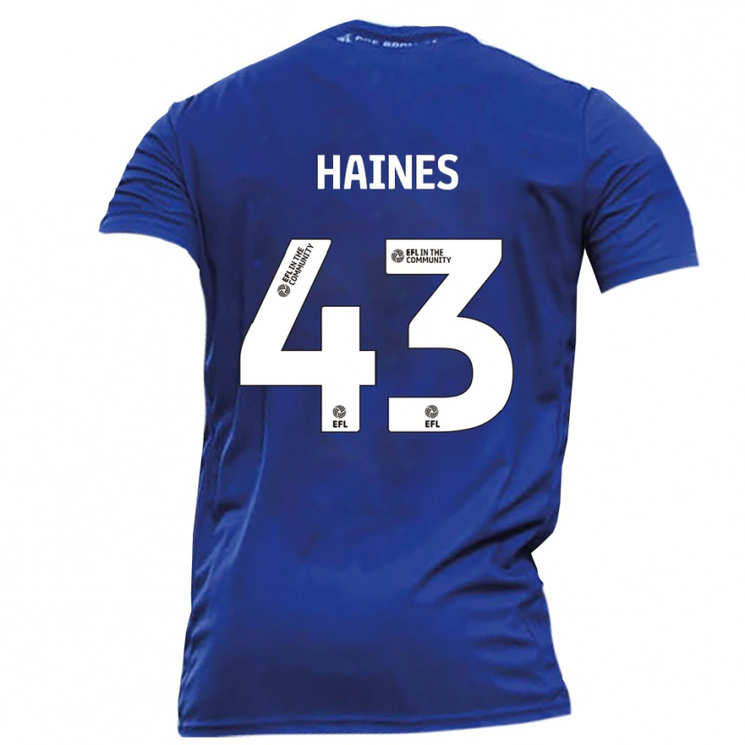 Danxen Women Harry Haines #43 Blue White Away Jersey 2025/26 T-Shirt