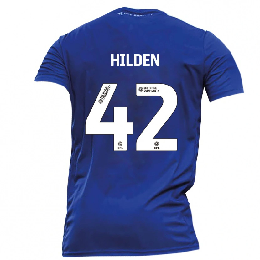Danxen Women Alfie Hilden #42 Blue White Away Jersey 2025/26 T-Shirt