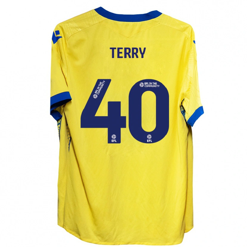 Danxen Women Frankie Terry #40 Yellow Blue Away Jersey 2025/26 T-Shirt
