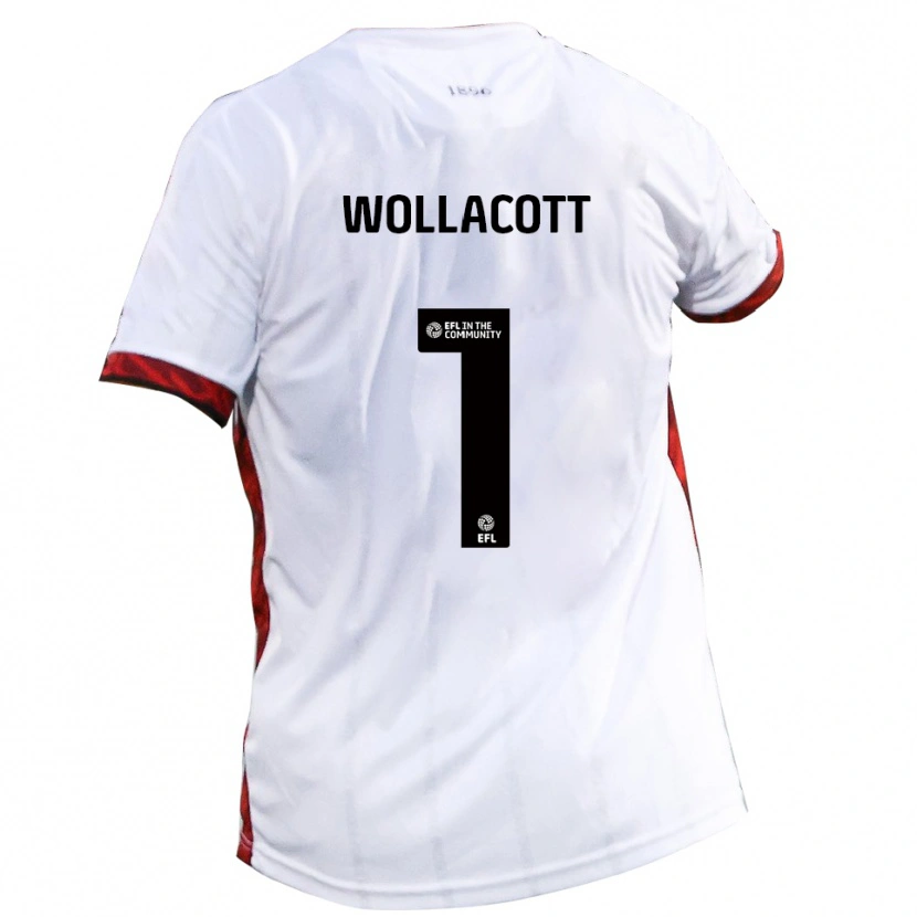 Danxen Women Joe Wollacott #1 White Red Black Away Jersey 2025/26 T-Shirt
