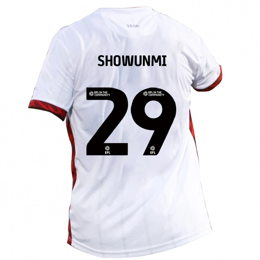 Danxen Women Tola Showunmi #29 White Red Black Away Jersey 2025/26 T-Shirt