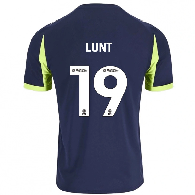 Danxen Women Owen Lunt #19 Navy Fluorescent Green Away Jersey 2025/26 T-Shirt