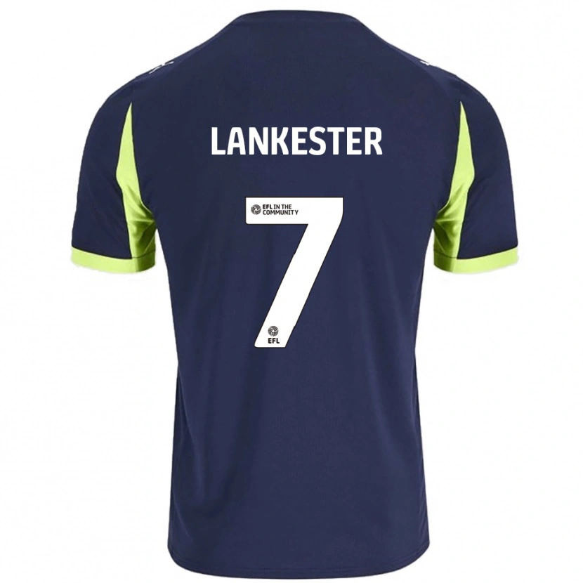 Danxen Women Jack Lankester #7 Navy Fluorescent Green Away Jersey 2025/26 T-Shirt