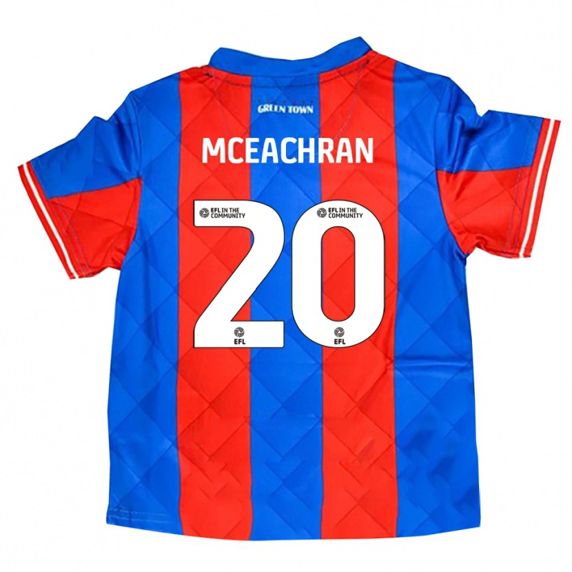 Danxen Women George Mceachran #20 Blue Red White Away Jersey 2025/26 T-Shirt