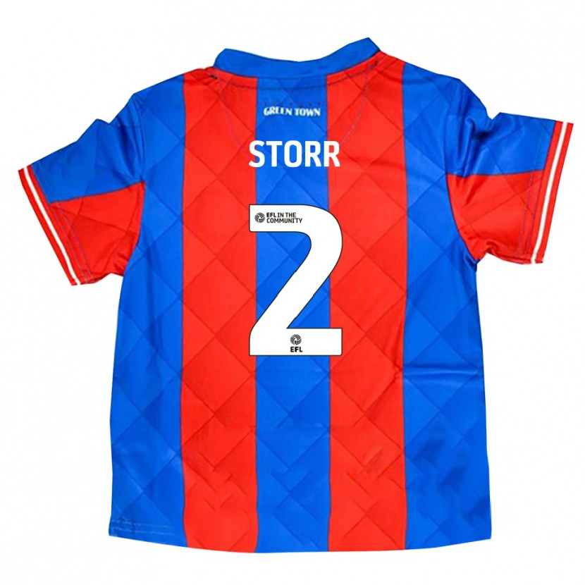 Danxen Women Callum Storr #2 Blue Red White Away Jersey 2025/26 T-Shirt