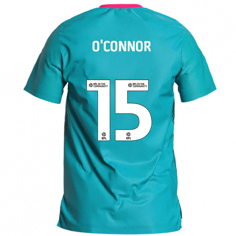Danxen Women Anthony O'connor #15 Sky Blue Pink Away Jersey 2025/26 T-Shirt