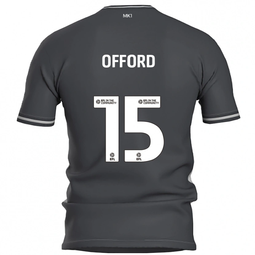 Danxen Women Luke Offord #15 Gray Silver Away Jersey 2025/26 T-Shirt