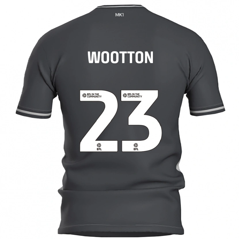 Danxen Women Sydney Wootton #23 Gray Silver Away Jersey 2025/26 T-Shirt